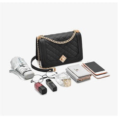 Women's Lightweight Leather Crossbody Shoulder Bag