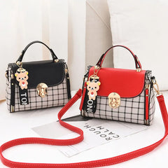 High Leather Crossbody Bag Women Tote Messenger Shoulder Bag