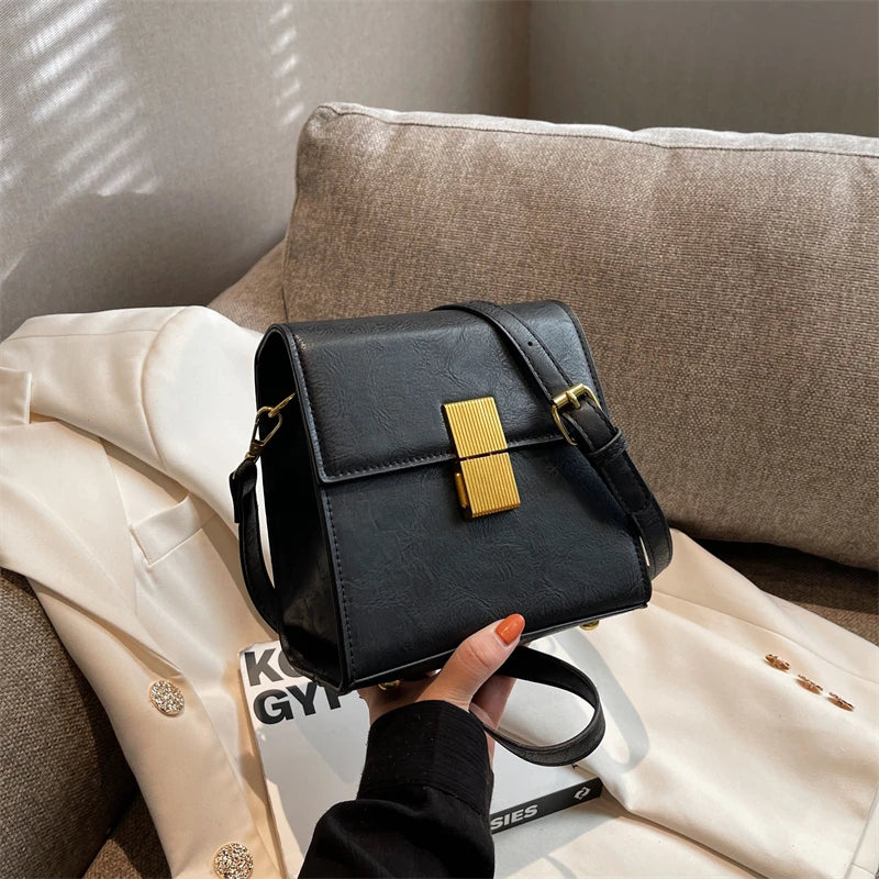Winter Women's Crossbody Bag Small Flap Handbag