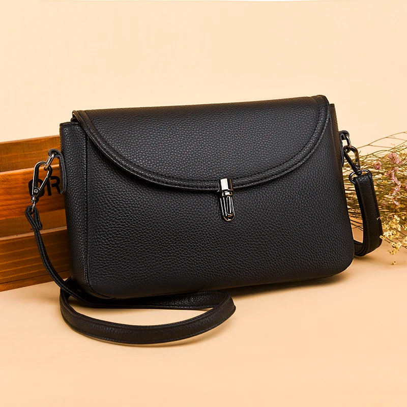 Crossbody Bag Cowhide Women's Casual Messenger Bag