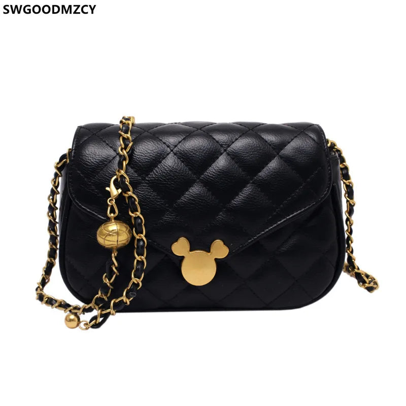 Small Square Crossbody Bag for Women with Chains