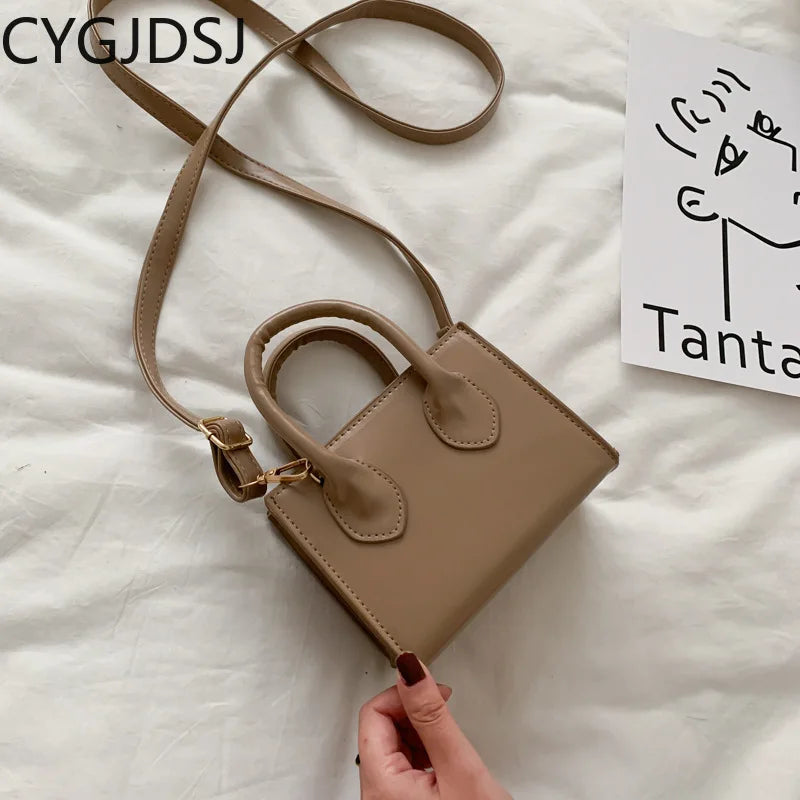 Small Leather Crossbody Bag for Women