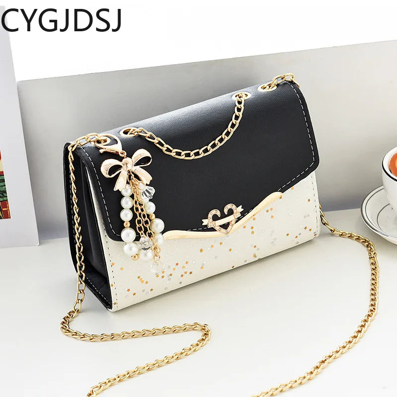 Leather Crossbody Bag Women Office Shoulder Side Bags