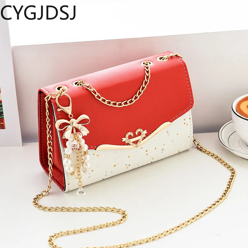 Leather Crossbody Bag Women Office Shoulder Side Bags