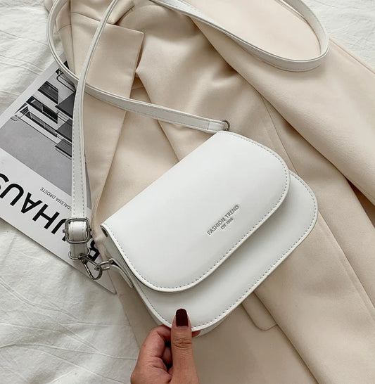 Solid Wild Flap Shoulder Bag Crossbody for Women Small Handbags
