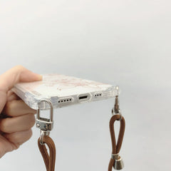 Crossbody Necklace Strap Lanyard for iPhone 14 Pro Max, Removable Rope Back Case