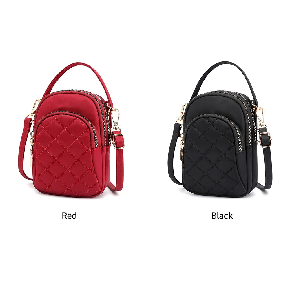 Waterproof Mini Messenger Crossbody Phone Bag with Headphone Hole