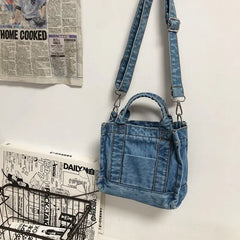 Denim Canvas Crossbody Women Bag Leisure Handbag Tote Shoulder Bag