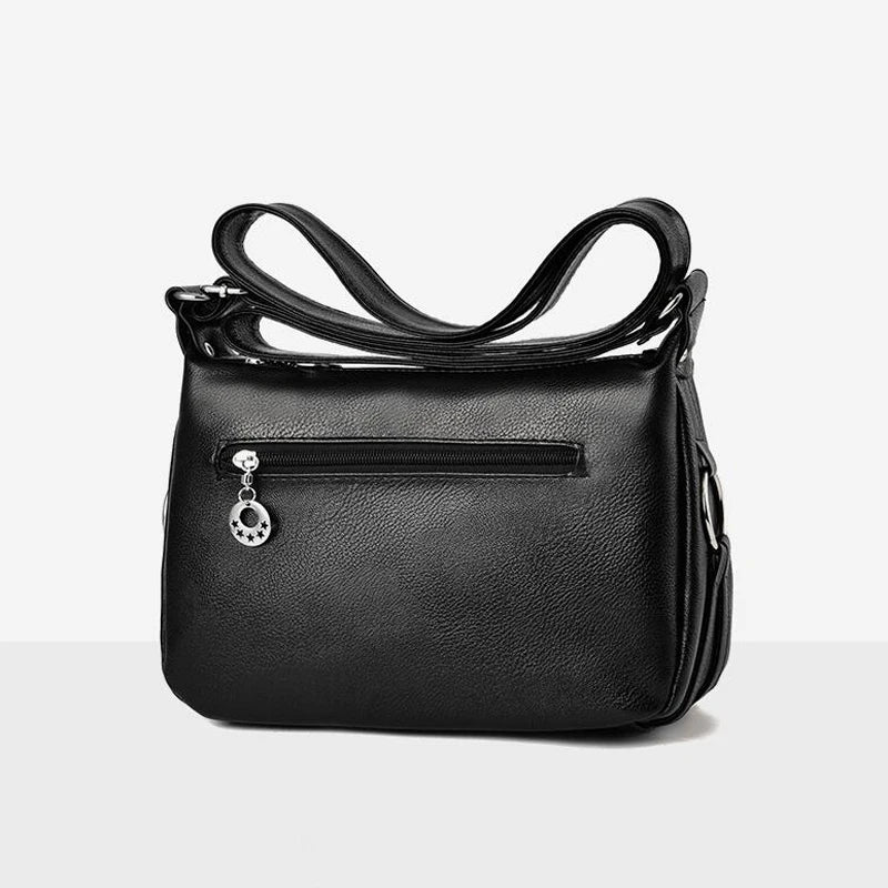 Crossbody Bag PU Leather Vintage Shoulder Bag for Women