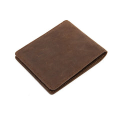 Crossten Genuine Leather Men Wallet Vintage Cowboy Style