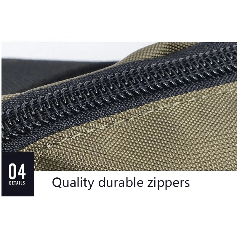 Crossten Men Waist Bag Fanny Pack Lightweight Oxford Small Hip Chest