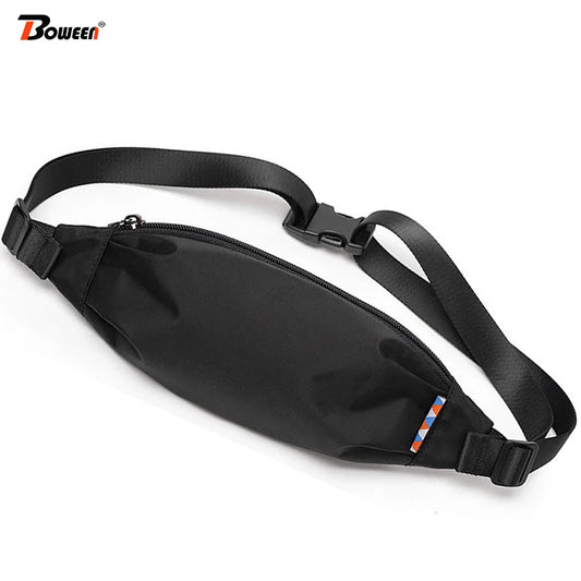 Crossten Men Waist Bag Fanny Pack Lightweight Oxford Small Hip Chest