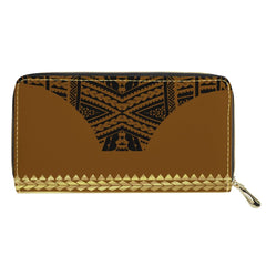 Cumagical Arrival Polynesian Print Small Wallet Women Money Bag Purse