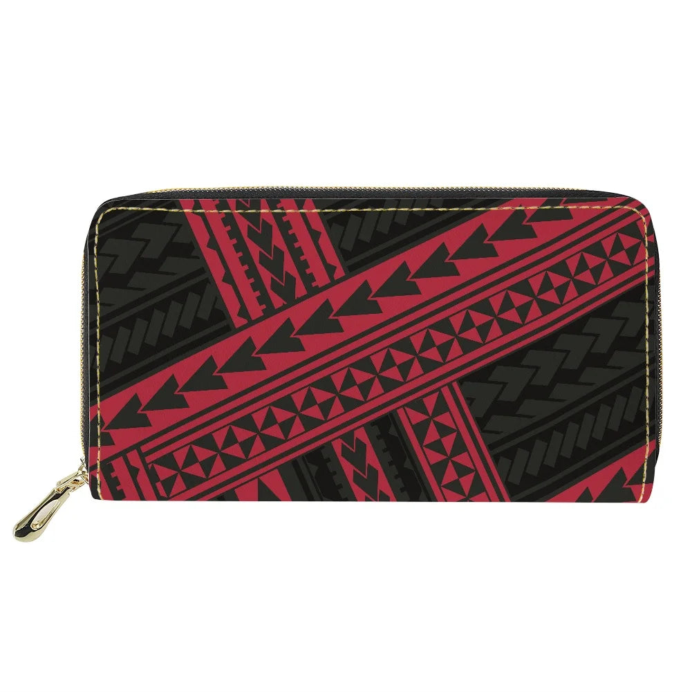 Hawaii Floral Polynesian Tribal Hawaii Flower Print Women's Wallet