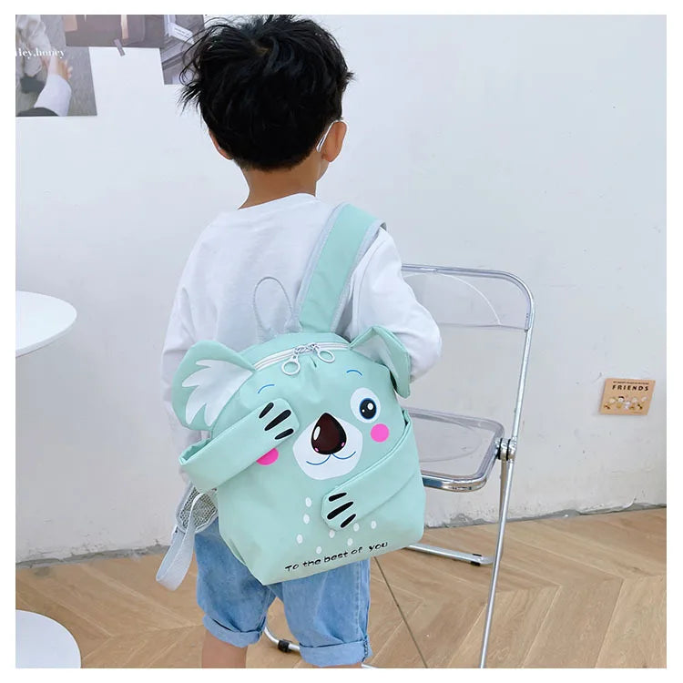 Child Koala Backpack For Kindergarten Student School Bag Cartoon Waterproof