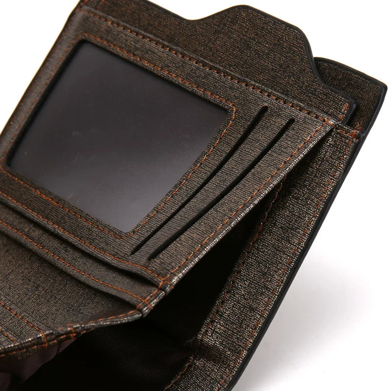 Engraved Men's Bifold Wallet Short Style Photo Engraving Personalized Gift