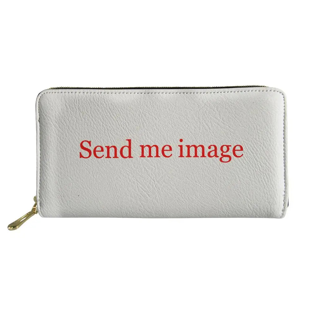 Christmas Dog Ladies Wallet Women Leather Purse Multifunction