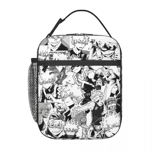 Katsuki Bakugo Anime Lunch Bag Insulated Cooler for Children School
