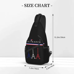 Eiffel Tower Sling Bag for Men