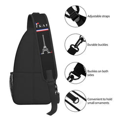 Eiffel Tower Sling Bag for Men
