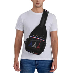 Eiffel Tower Sling Bag for Men