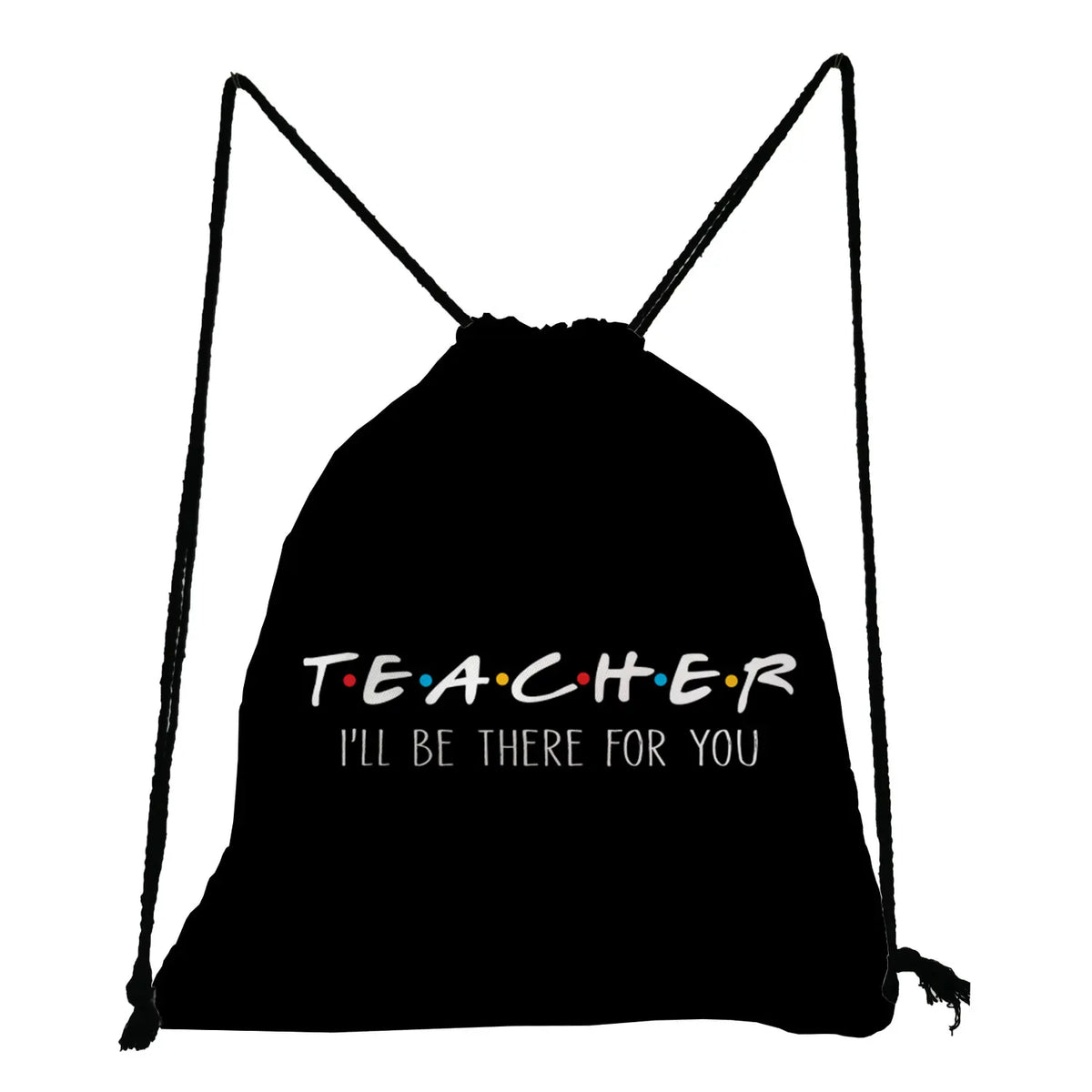 Teacher Superhero Drawstring Backpack & Shoe Bag Set