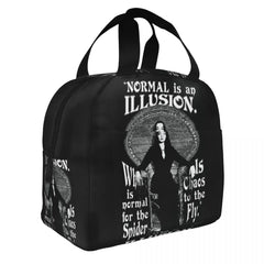Morticia Addams Insulated Lunch Bag Cooler for School