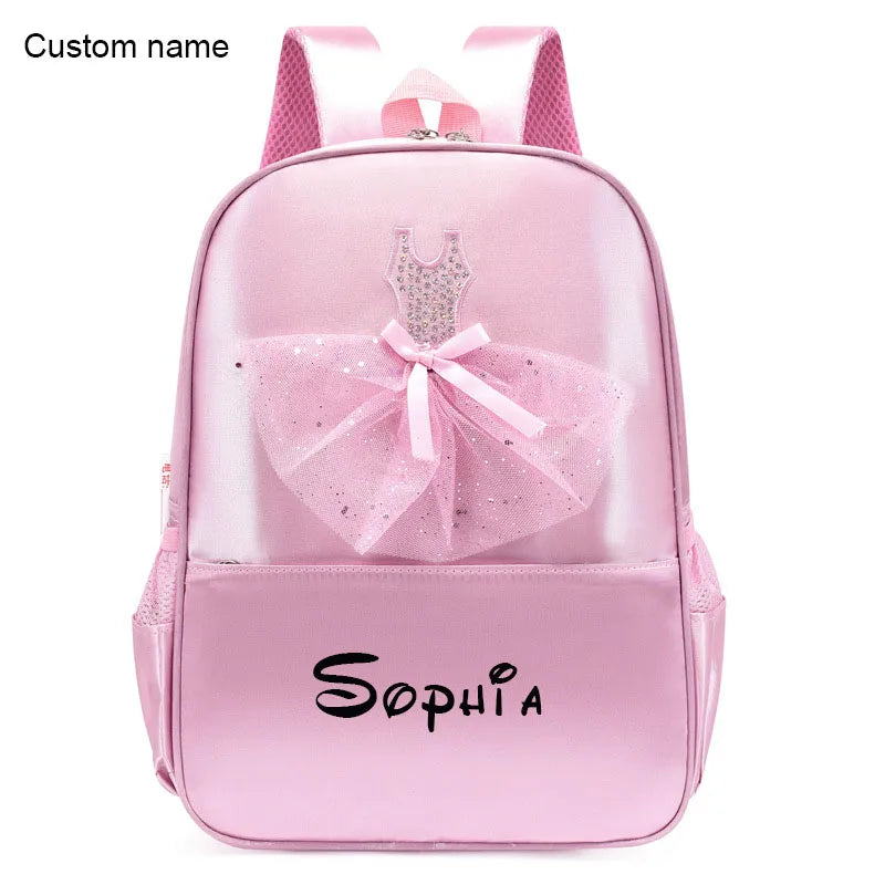 Girls' Personalized Ballet Dance Backpack