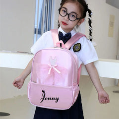 Girls' Personalized Ballet Dance Backpack