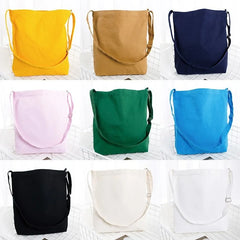 Custom Print Canvas Tote Crossbody Bag
