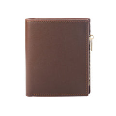 Men's Slim Leather Wallet with RFID Blocking Technology