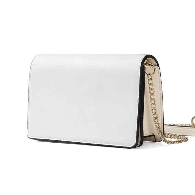 Women Messenger Bag Lady Chain Flap Crossbody Bolsos De Mujer PU Saddle Bag