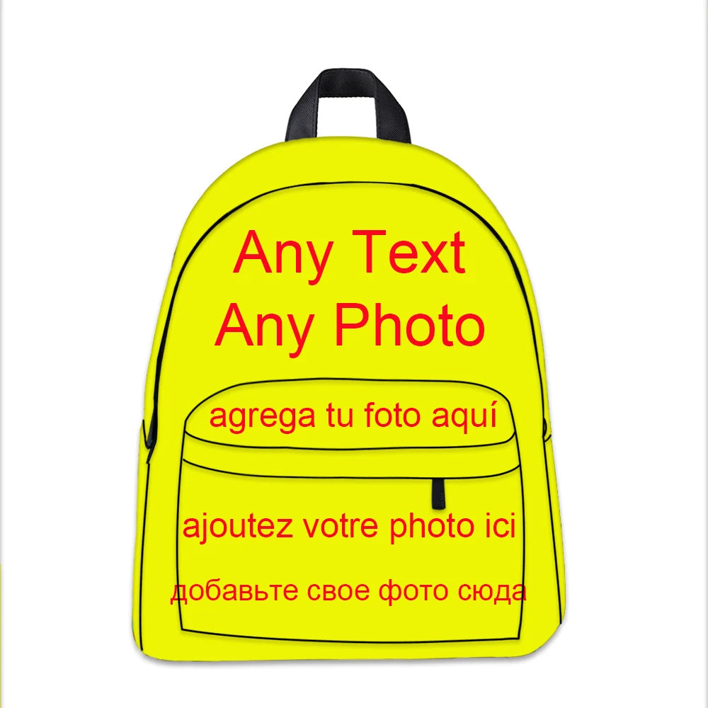 Personalised Women Shoulder Backpack for Travel School Laptop
