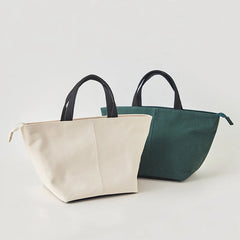 Personalized Canvas Tote Bag Embroidered Name One-Shoulder Handbag