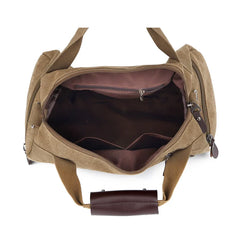 Canvas Casual Travel Bucket Bag- Retro Shoulder Bag