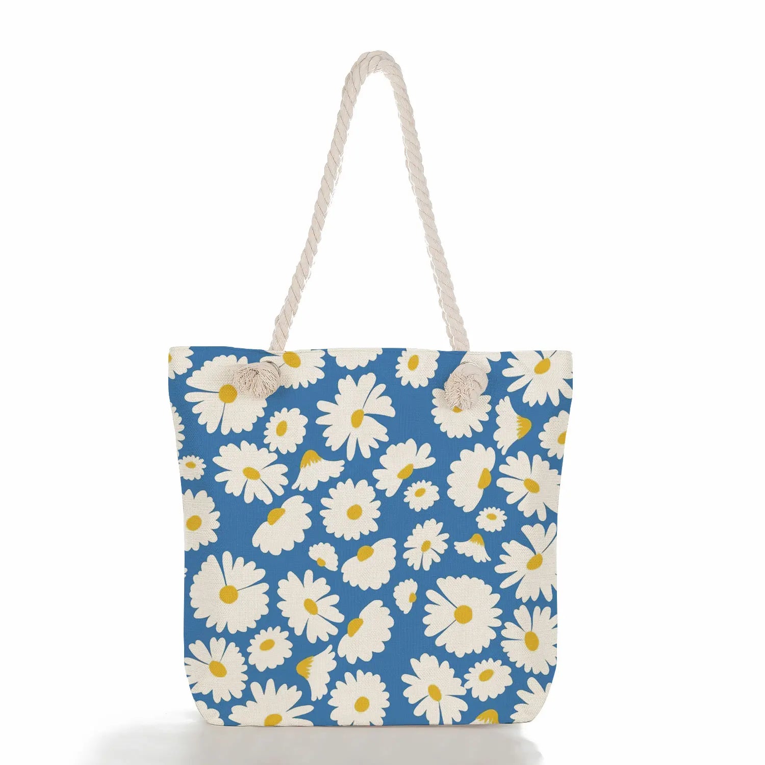 Floral Printed Women's Handbag Tote Bag Summer Travel Beach Eco Shopping Bag
