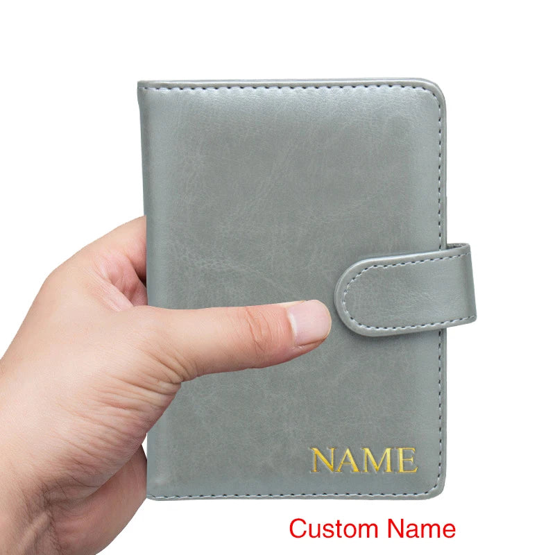Personalized Passport Cover with Name for Men and Women