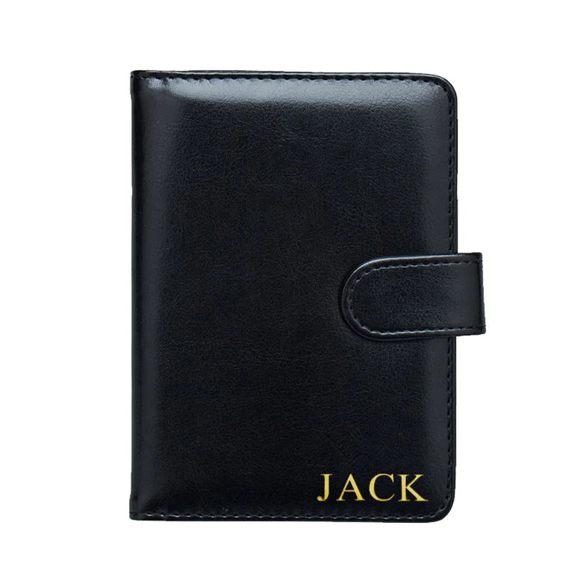 Personalized Passport Cover with Name for Men and Women