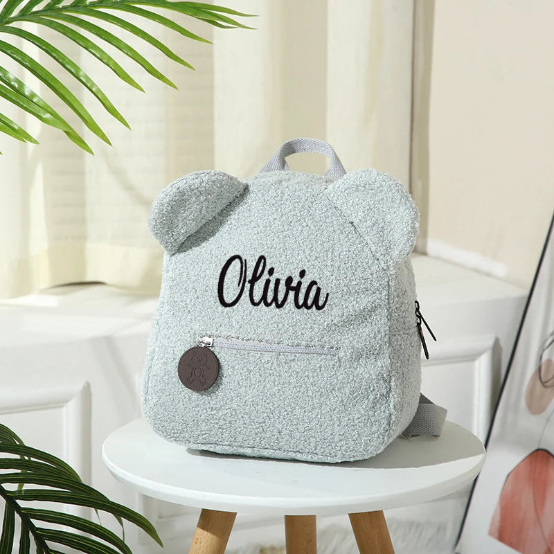 Personalized Bear Bag Kids Backpack Nursery Gift