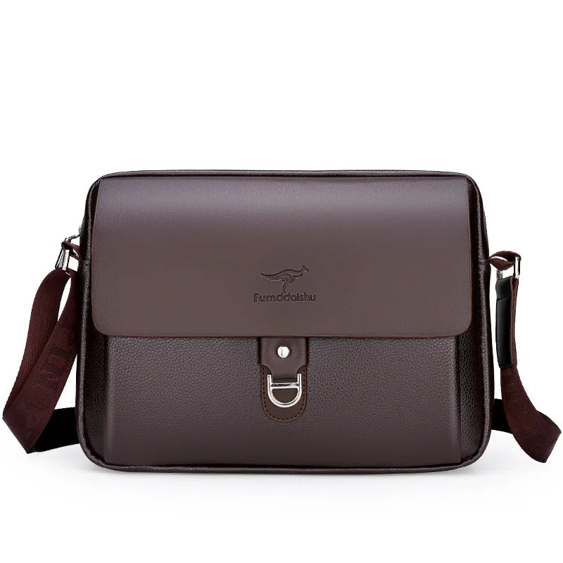Men's Shoulder Bag Pu Bag Vertical Hanging Bag Casual Bag Messenger Bag