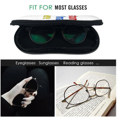 Hard Eyewear Protector Travel Pouch Zipper Box Glasses Case