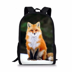 Fox Children Backpack for Girls School