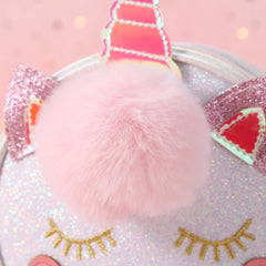 3D Cartoon Unicorn Crossbody Messenger Bags Travel Shoulder Bag For Girls