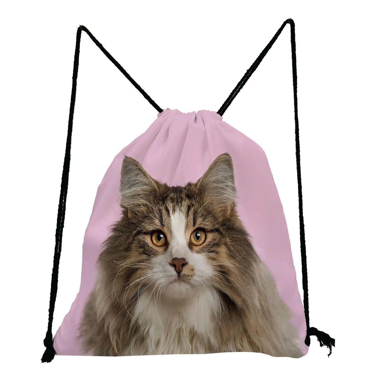 Dog Print Backpack for Women Drawstring Bags Portable Shoes Bag Gift