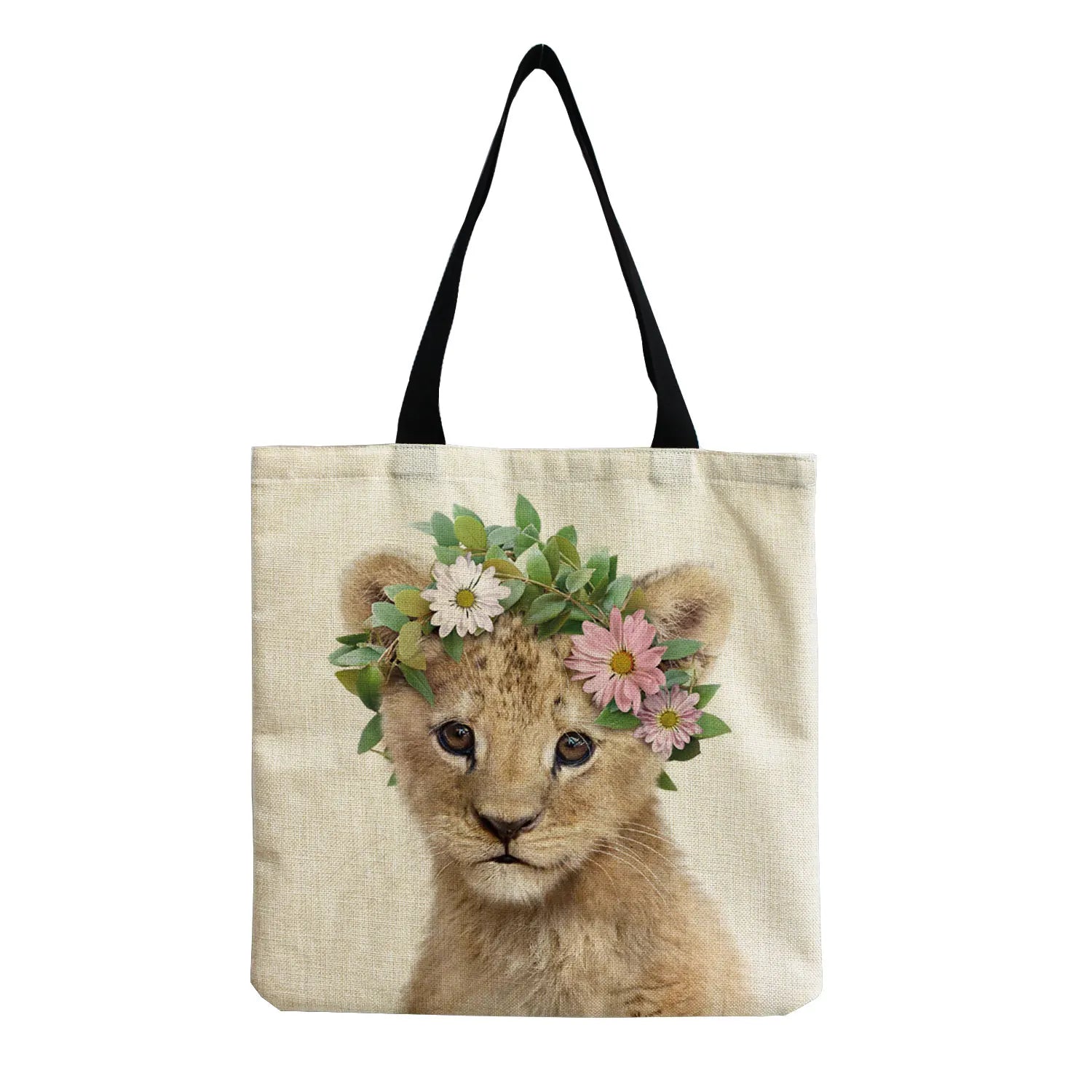 Panda Koala Elephant Print Women Handbag Tote Shoulder Bag