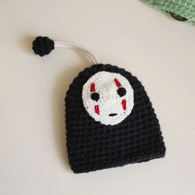 Animals Unisex Hand Knitting Key Wallets Pull Type Key Bag