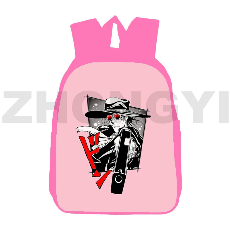 Hellsing 3D Japan Harajuku Backpacks for Women 12/16 Inch