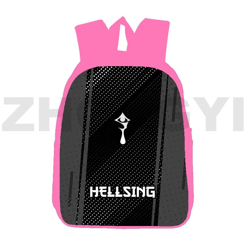 Hellsing 3D Japan Harajuku Backpacks for Women 12/16 Inch