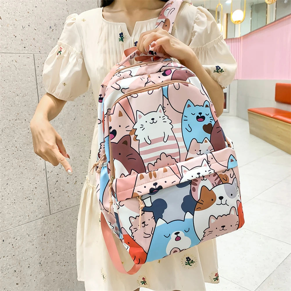 Animal Print School Bags for Girls Ladies Shoulder Bag