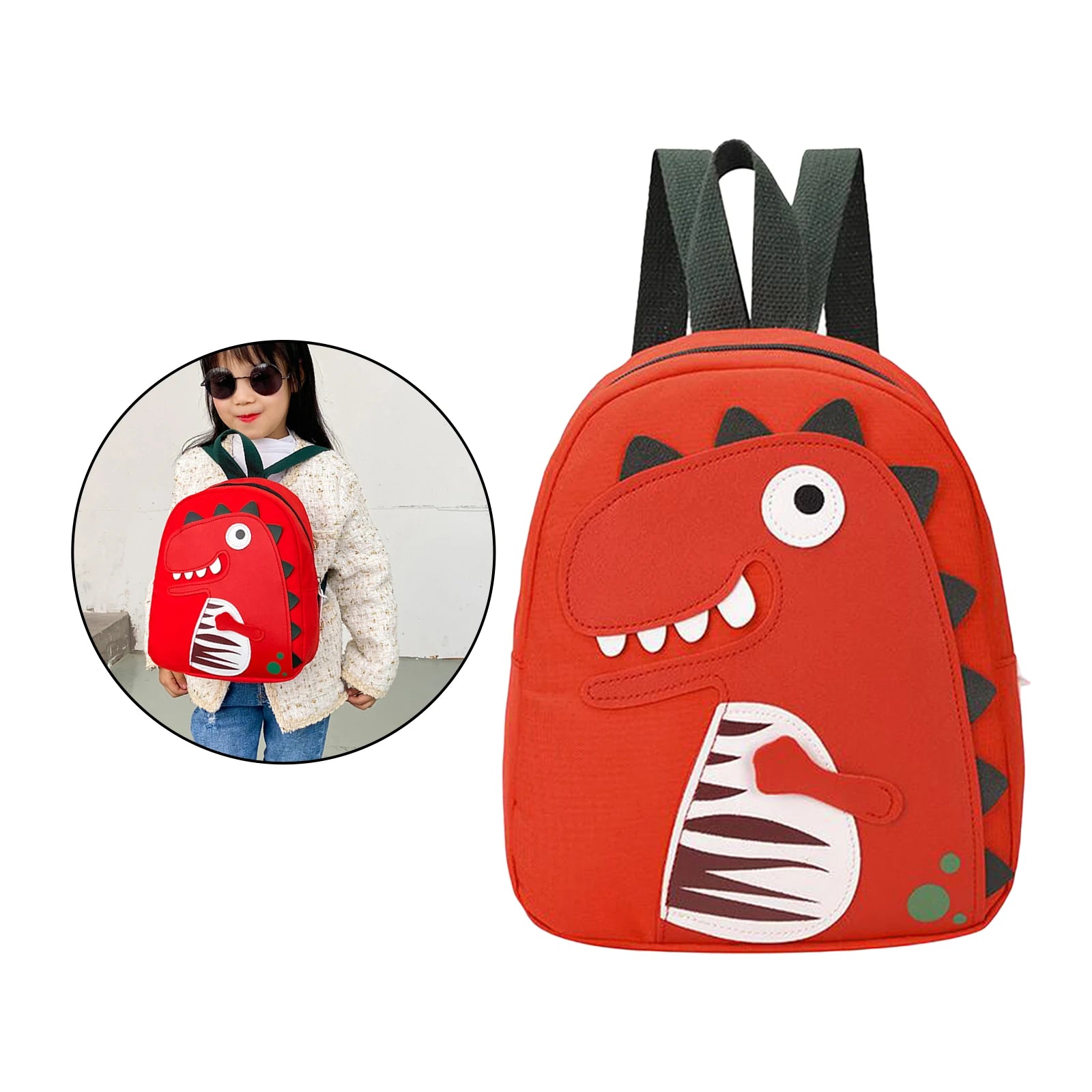 Dinosaur Toddler Backpack for Kids, Small Daypack Bag